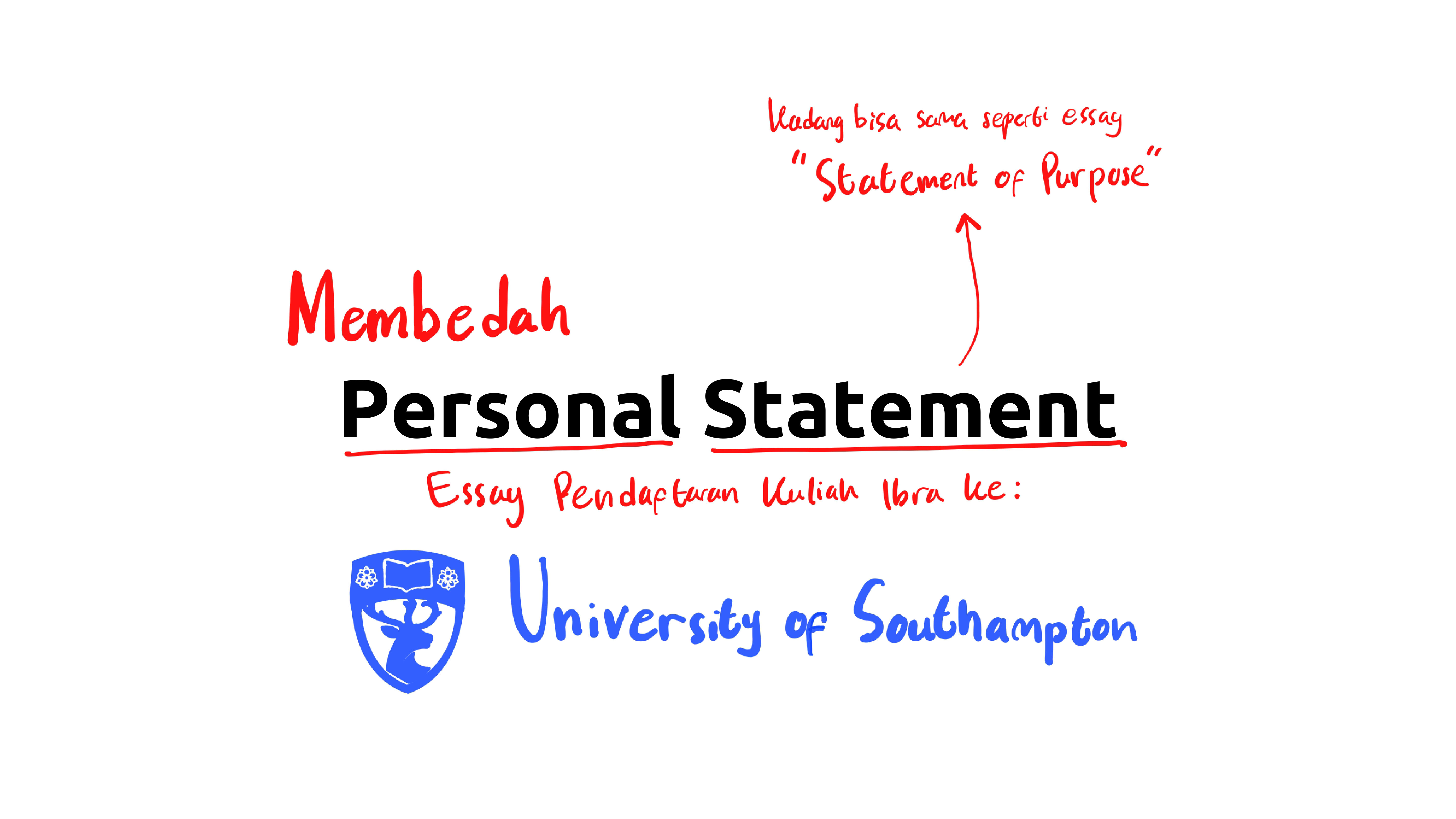 Membedah Contoh Essay Personal Statement untuk Kuliah ke Luar Negeri